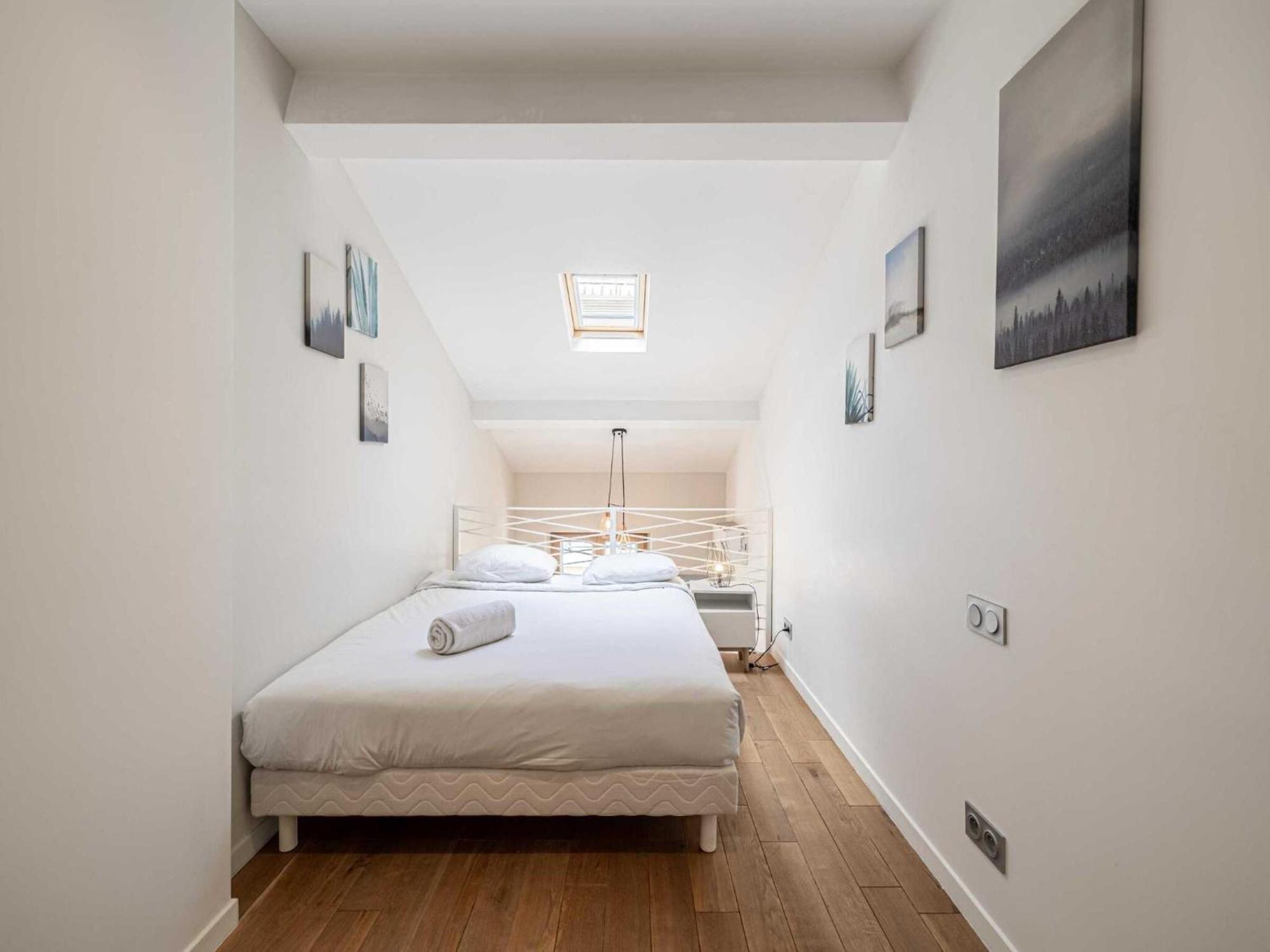 Bright Duplex-cannes Centre -mobility Lease Appartement